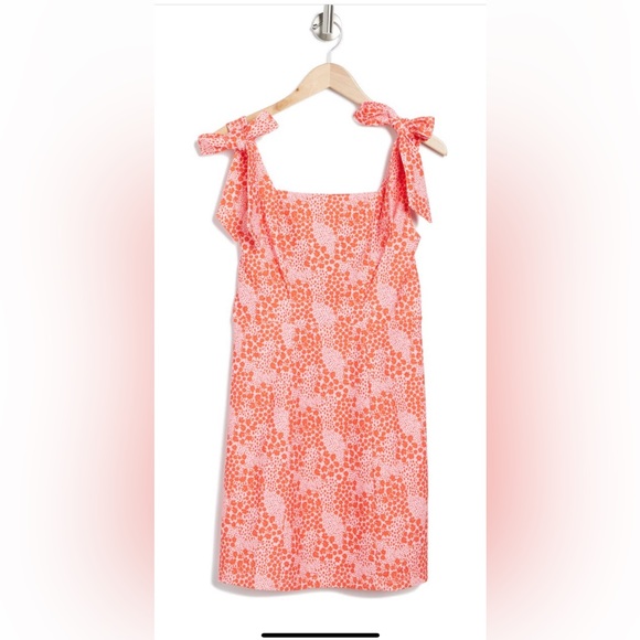 BCBGeneration Patterned Tie Sleeve Dress size 2 - Picture 3 of 5